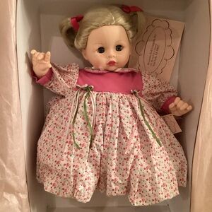 SOLD!! NIB Madame Alexander Large "Pink Roses Pussycat" Baby Doll